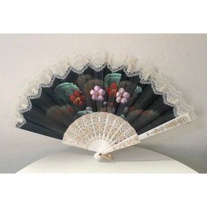 Vintage Hand Fan Chinese Classical Hand Painted Fan Home Decor